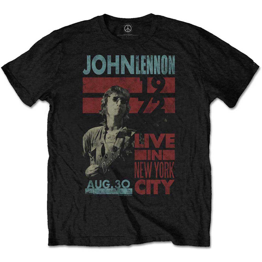 JOHN LENNON ジョンレノン (生誕 85年 ) - LIVE IN NYC / Tシャツ / メンズ - PGS